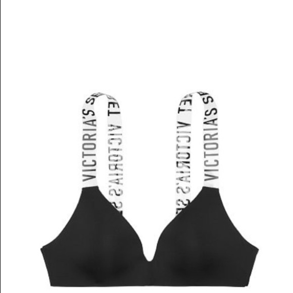 Patterned Strap Lightly Lined Wireless Bra - image 1